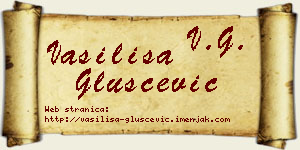Vasilisa Gluščević vizit kartica